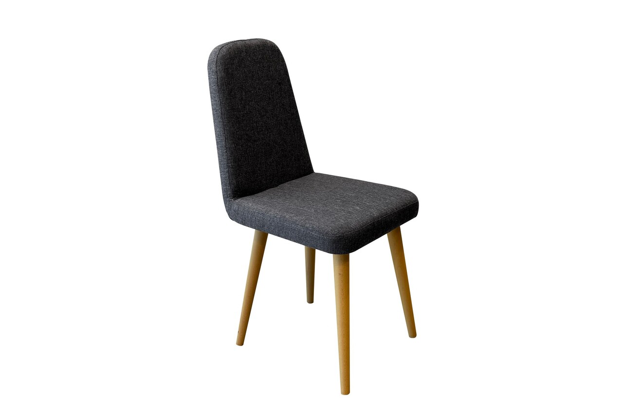 Scaun, Hanah Home, Vina Mini 1053, Stejar / Antracit - imagine 4